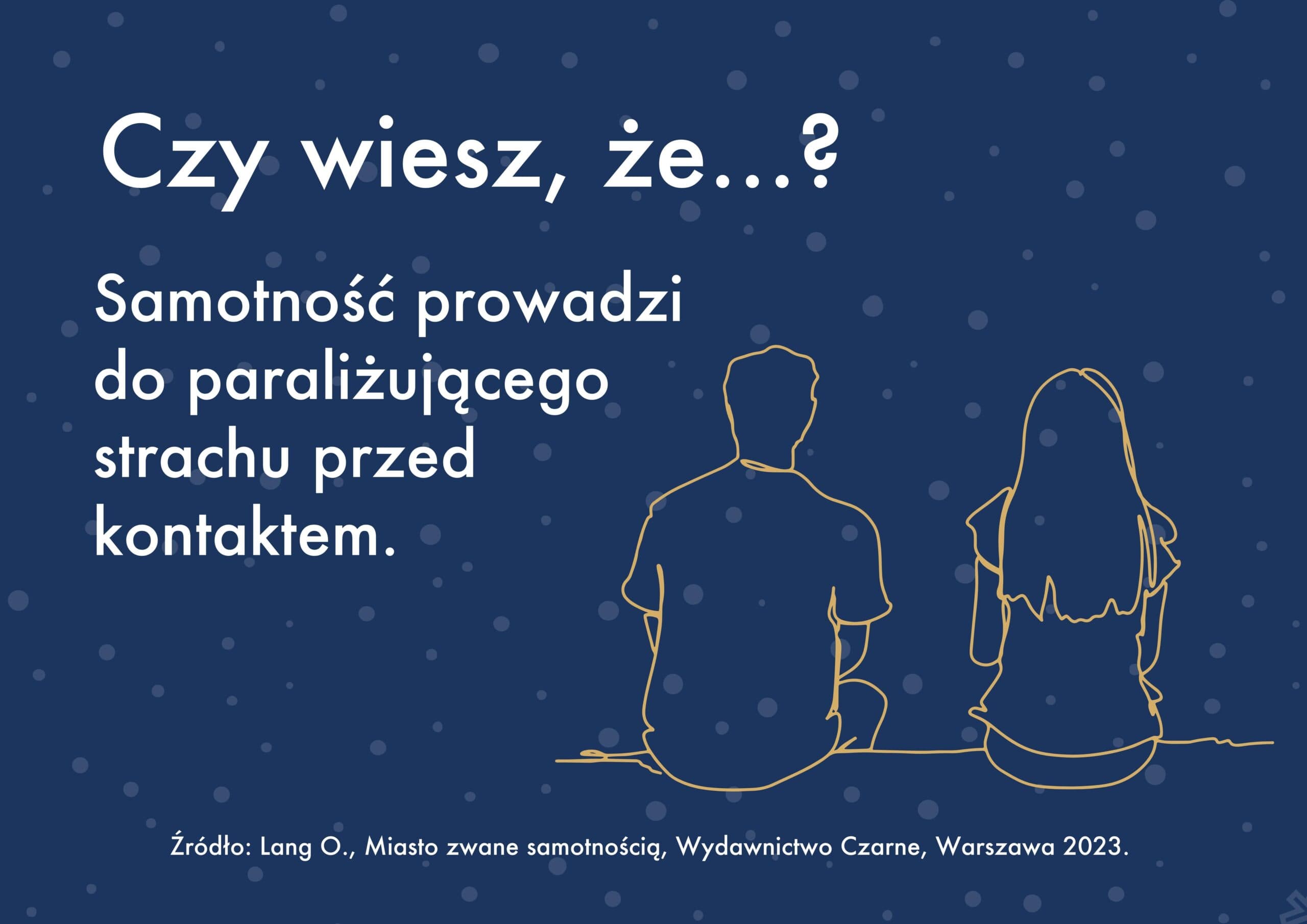 Infografika edukacyjna 7 o samotności